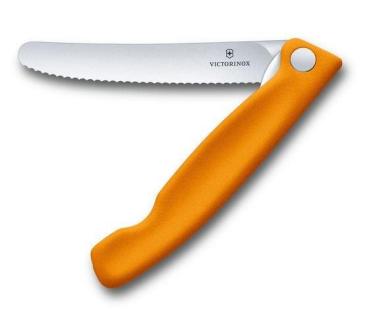 Swiss Classic Foldable Paring Knife Orange