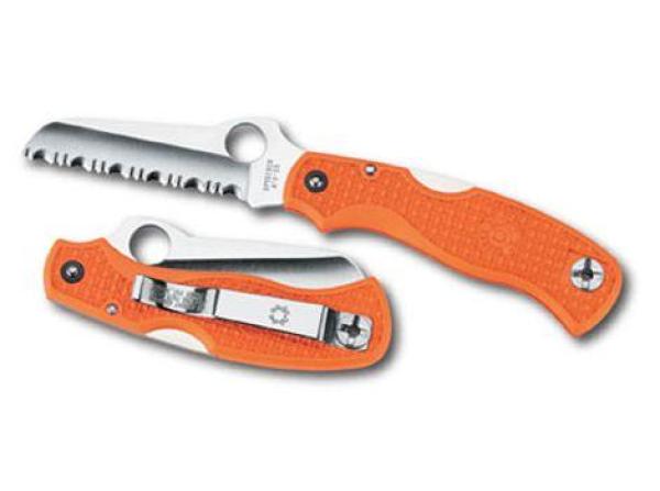 Spyderco Rescue Jr. orange, Welle