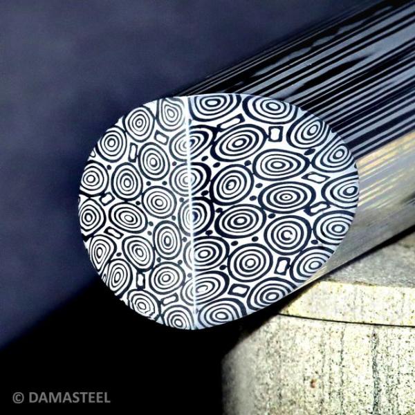 Damasteel® Bluetongue Rund 25mm